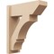 Ekena Millwork 8-in W x 22-in D x 26-in H Balboa Slat Rough Cedar Woodgrain TimberThane Outlooker, Primed Tan OUTUR080X22X26BOA24RCPR - alternate 1